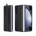 thumbnail image 1 of ShellTech for Samsung Galaxy Z Fold 7 Hard PC Slim Case with Stylus,with Pen Holder + Front Screen Protector Film + Anti-Slip Matte Case Full Body Shockproof Compatible with MagSafe,Black, 1 of 7