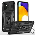 thumbnail image 1 of ShellTech for A13 5G Samsung Galaxy Phone Case,Military-Grade Sliding Camera Protector Case with Magnetic Ring Holder Kickstand,Black, 1 of 7