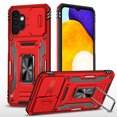 thumbnail image 1 of ShellTech for A13 5G Samsung Galaxy Phone Case,Military-Grade Sliding Camera Protector Case with Magnetic Ring Holder Kickstand,Red, 1 of 7