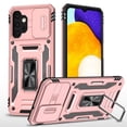 thumbnail image 1 of ShellTech for A13 5G Samsung Galaxy Phone Case,Military-Grade Sliding Camera Protector Case with Magnetic Ring Holder Kickstand,Rosegold, 1 of 7