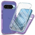 thumbnail image 1 of ShellTech for Google Pixel 9 Pro XL Case Non Yellowing Heavy Duty Soft TPU Dual Layer Bumper Rugged Protective Shockproof Slim Case Cover,Purple, 1 of 5