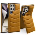 thumbnail image 1 of ShellTech for Samsung Galaxy S24 Ultra Case TPU Full Body Shockproof Protective Phone Case with Adjustable Stand,Brown, 1 of 9