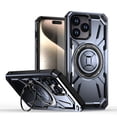 thumbnail image 1 of ShellTech for iPhone 14 Pro Max case Compatibe with MagSafe and a 360-degree rotatable ring stand feature,Purple, 1 of 6