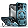 thumbnail image 1 of ShellTech for iPhone 14 Pro case Compatibe with Mag  Safe compatibility and a 360-degree rotatable ring stand feature,Blue, 1 of 6