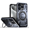 thumbnail image 1 of ShellTech for iPhone 14 Pro case Compatibe with Mag  Safe compatibility and a 360-degree rotatable ring stand feature,Purple, 1 of 6