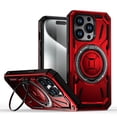 thumbnail image 1 of ShellTech for iPhone 14 Pro case Compatibe with Mag  Safe compatibility and a 360-degree rotatable ring stand feature,Red, 1 of 6