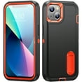 thumbnail image 1 of ShellTech for iPhone 13 Mini Case, iPhone 13 Mini Case with Kickstand, [Military Grade Shockproof][Three Layer Heavy Duty Drop Proof] Phone Case, Dustproof Phone Case for iPhone 13 Mini,H, 1 of 9