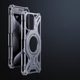 thumbnail image 1 of ShellTech for iPhone 14 Pro Max Ultra-Thin Metal Case, Advanced Heat Dissipation, Superior Protection, MagSafe Kickstand, Hard-Shockproof, 360° Rotatable Stand,Silver, 1 of 17