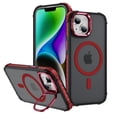 thumbnail image 1 of ShellTech for iPhone 15 Case,Magnetic Case for iPhone 15 with Stand,[Compatible with MagSafe] Anti-Slip Drop-Proof Protective Cover for iPhone 15 6.1 inch,Red, 1 of 8