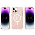 thumbnail image 1 of ShellTech for iPhone 15 Plus Case Clear Magnetic Glitter Compatible with Magsafe, Sparkle Bling Hard Magnet Mag Cover Non-Yellowing, Shiny Cute Phone Case for Women Gilrl,Gold, 1 of 9