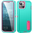thumbnail image 1 of ShellTech for iPhone 15 Plus Case, iPhone 15 Plus Case with Kickstand, [Military Grade Shockproof][Three Layer Heavy Duty Drop Proof] Phone Case, Dustproof Phone Case for iPhone 15 Plus,F, 1 of 9