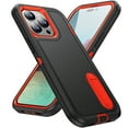 thumbnail image 1 of ShellTech for iPhone 15 Pro Max Case, iPhone 15 Pro Max Case with Kickstand, [Military Grade Shockproof][Three Layer Heavy Duty Drop Proof] Phone Case, Dustproof Phone Case for iPhone 15 Pro Max,H, 1 of 9