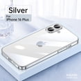 thumbnail image 1 of ShellTech for iPhone 16 Plus Slim Case,Full Camera Lens Protective,Never Yellowing,Anti-Scratches,Original Color Match Clear Women Men Phone Lightweight Hard Thin Cover,Silver, 1 of 11
