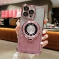 thumbnail image 1 of ShellTech for iPhone 16 Pro Magnetic Case with Stand,Military Grade Protection Magnetic Shockproof Hard Case with Ring Holder Kickstand Camera Lens Protector for iPhone 16 Pro,Pink, 1 of 10