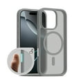 thumbnail image 1 of ShellTech for iPhone 16e Magnetic PC+TPU Case, Translucent Matte Case with Button Protection [Compatible with Magsafe] Anti-Scratch Anti-Fingeprint Anti-Slip Shockproof Slim Cover,Gray, 1 of 7