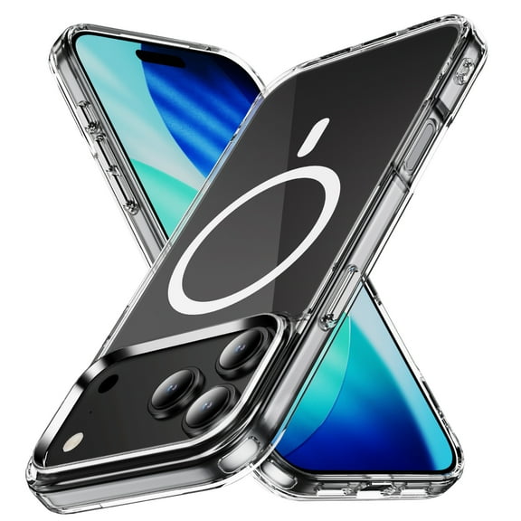 ShellTech for iPhone XS/X Magnetic PC+TPU Hybrid Case, Compatible with MagSafe, Shockproof, Drop Proof, Military-Grade Anti-Scratch Protection Cover,Clear