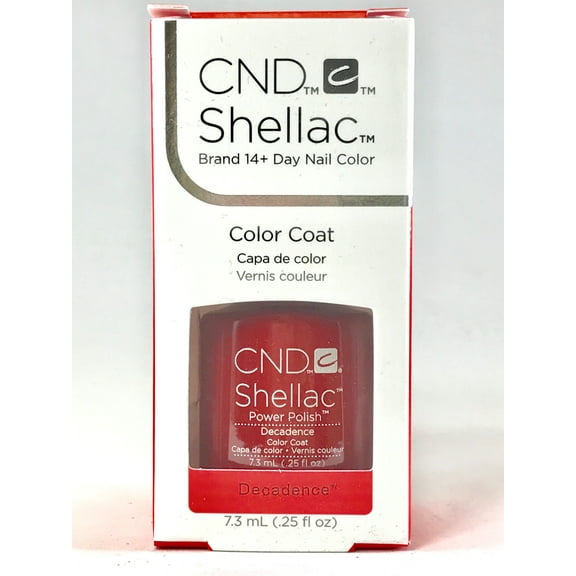 Shellac Nail Color - Decadence by CND for Women - 0.25 oz Nail Polish