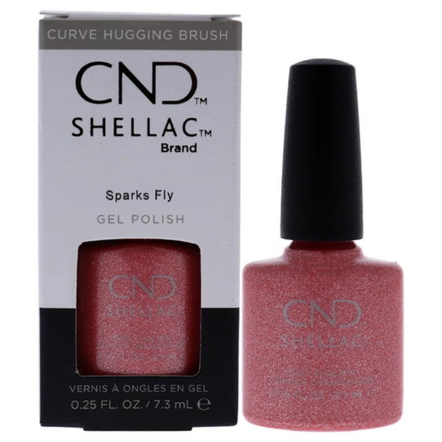 Shellac Nail Color - Sparks Fly by CND for Women - 0.25 oz Nail Polish