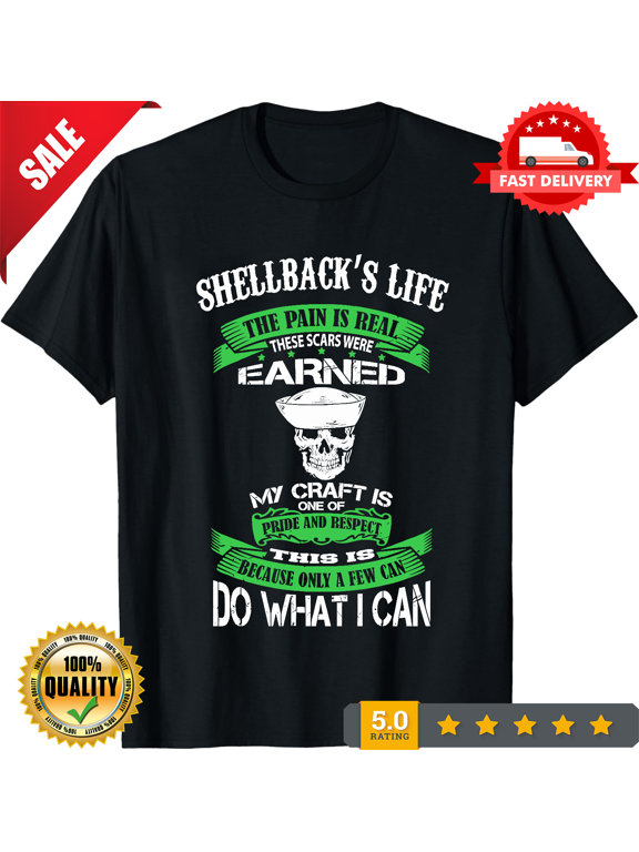 Shellback Respect T-Shirt Made in the USA Size S to 5XL, LIMITED EDITION-TH63224