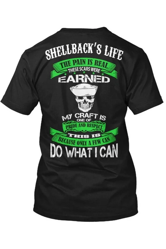 Shellback Respect T-Shirt Made in the USA Size S to 5XL