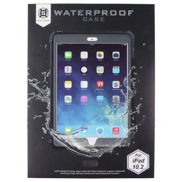 Shellbox IP68 Waterproof Case for Apple iPad Black
