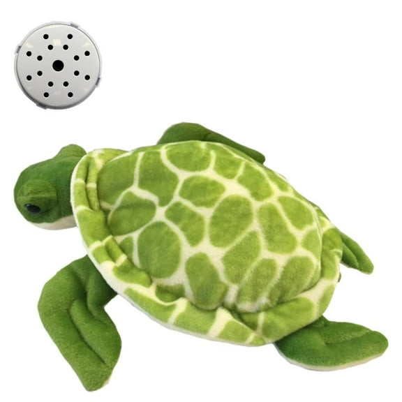 Shelldon the Sea Turtle 16 inch Plush Toy with Recorder Device, Interactive Voice Recording Feature