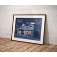 thumbnail image 1 of Shelleys Laserdome Nightclub Longton 90s Rave Music Art, Unframed Paper Poster 8x10in, 1 of 1