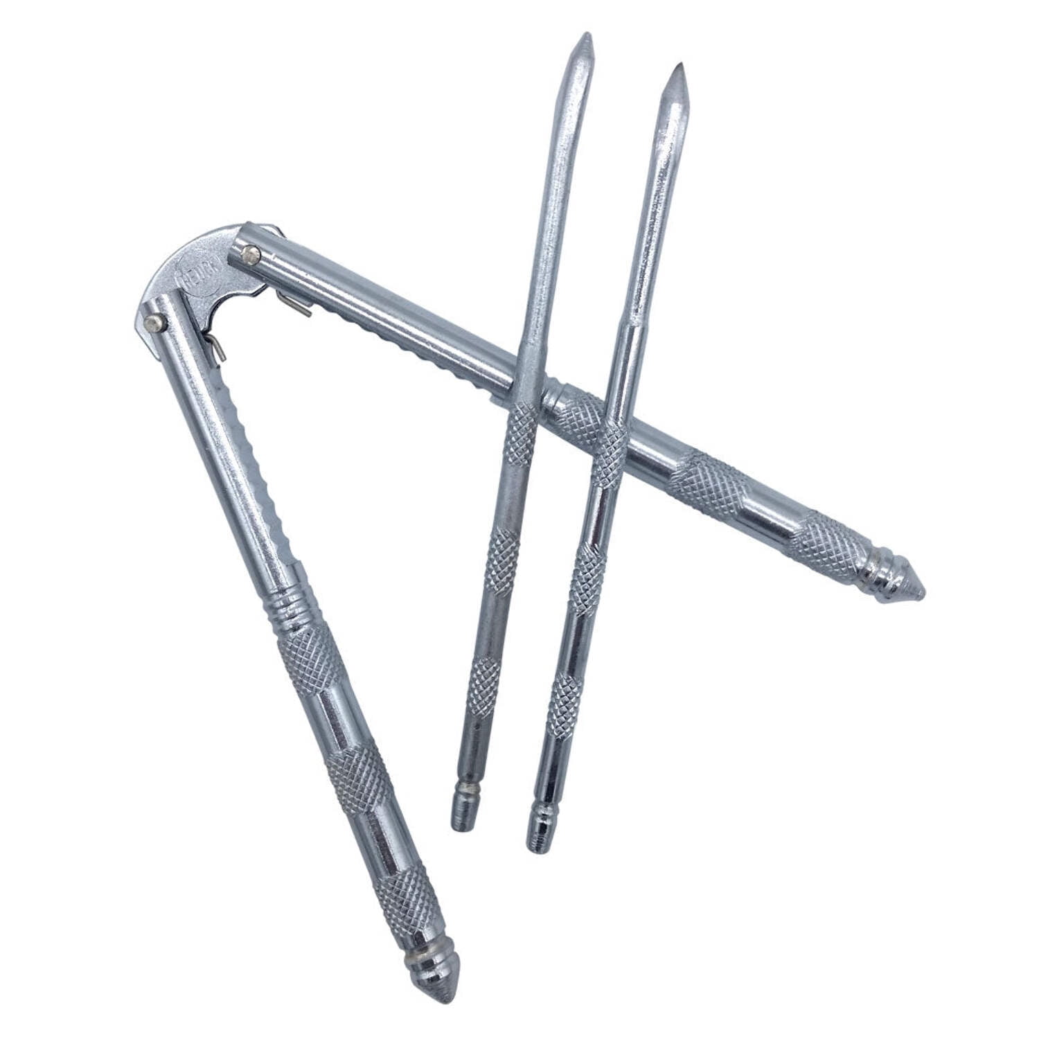 Harold Import Nut Cracker with Two Picks Steel Chrome