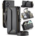thumbnail image 1 of Shellify Crossbody for Samsung Galaxy S23 Case Wallet RFID Blocking with 7-Card Holder Zipper Bills Slot,PU Leather Magnetic Shoulder Strap for Samsung Galaxy S23 5G Phone Case for Women Men,Black, 1 of 8