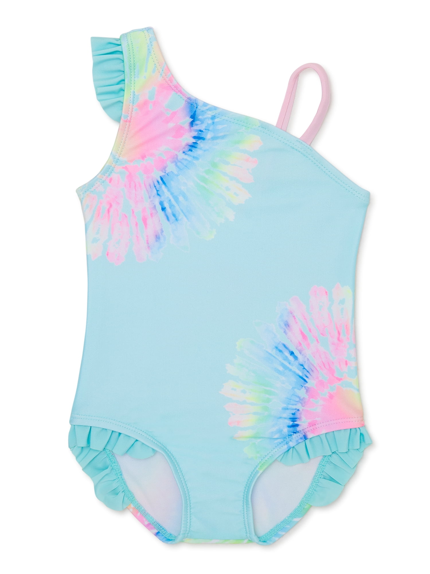 Shelloha Toddler Girl One-Piece Swimsuit with UPF 50+, Sizes 12M-5T ...