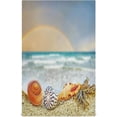 thumbnail image 1 of Shells on A Beach Tea Towels Set of 6 Sea Rainbow Kitchen Dish Cloth with Hanging Loop, 18"x28"Lint-Free Absorbent Towel for Kitchen Drying Wiping and Cleaning, 1 of 7