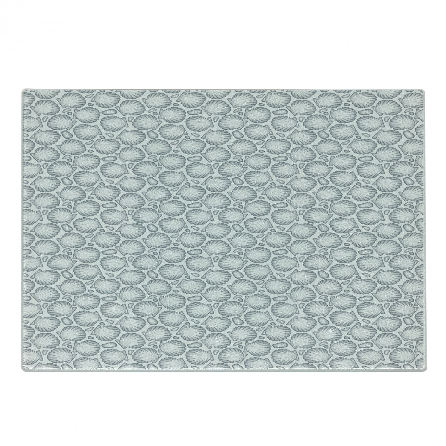 Shells Cutting Board, Pointilist Style Dotwork Outline Scallops ...