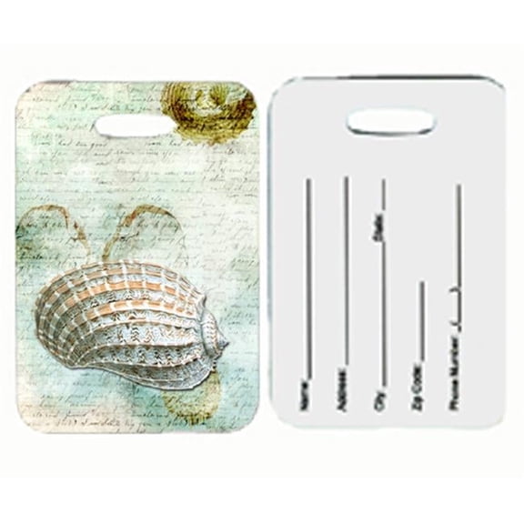 Shells Luggage Tags- Pair Of 2
