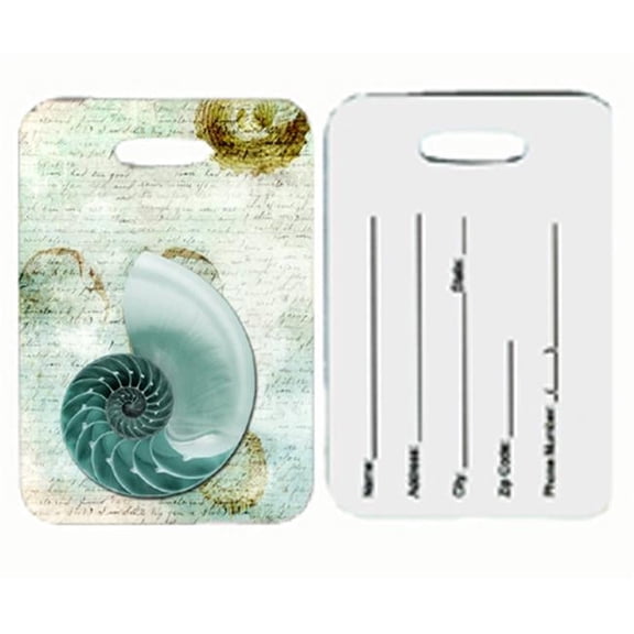 Shells Luggage Tags- Pair Of 2