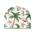 thumbnail image 1 of Shells Palm Trees Napkin Holders for Tables Napkin Stand Paper Holder Organizer Tabletop Tissue Box Dispenser, 1 of 8
