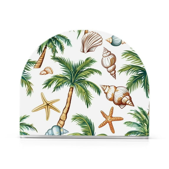 Shells Palm Trees Napkin Holders for Tables Napkin Stand Paper Holder Organizer Tabletop Tissue Box Dispenser