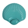 thumbnail image 1 of Shells Shape Plates Impregnable Dinner Plates Reusable Lightweight Plastic Plates Dishwasher Microwave Safe for Kitchen and Camping, 7.1x7.5 Inches, 1 of 7