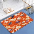 thumbnail image 1 of Shells Starfish Marine Pattern Diatomite Bath Mats Bathroom Absorbent Anti Slip Floor Mat Foot Carpet Quick Dry Shower Toilet Rug Doormat Washable, 1 of 5