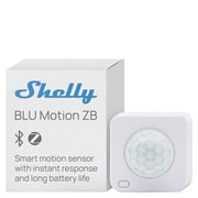 Shelly BLU Motion ZB- Wireless Smart Motion and Light Sensor, Zigbee 3.0 & Bluetooth, White