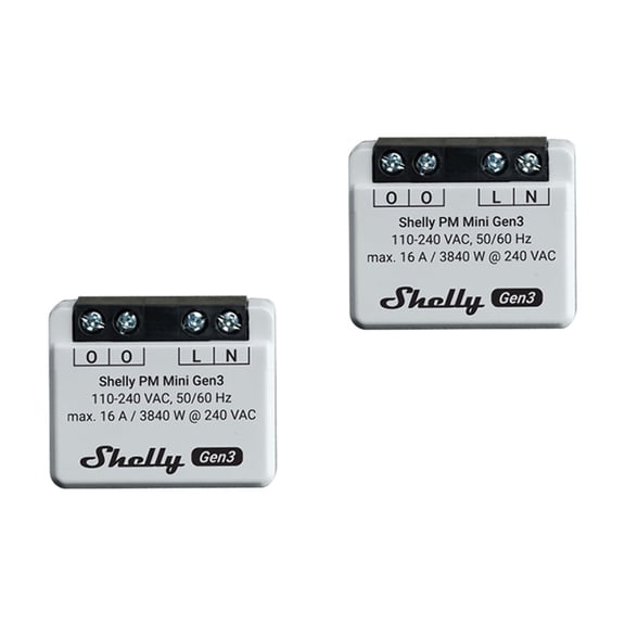 Shelly PM Mini Gen3 x2