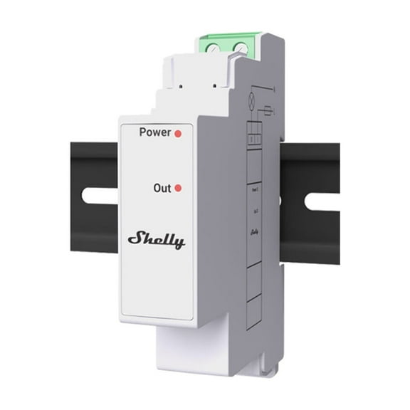 Shelly Pro 3EM Switch Add-On | Add-On For Shelly Pro 3EM Dry Contacts DIN Rail Mounting | Home Automation | No Hub Required | Solar Panels | Wind Turbines