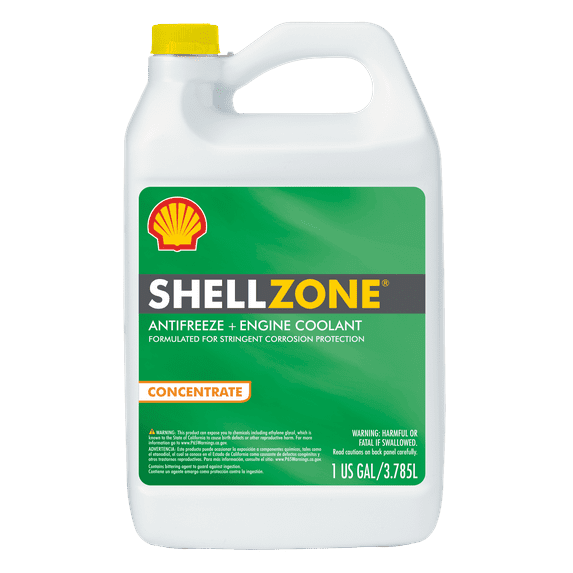 Shellzone Antifreeze and Engine Coolant, Concentrate, 1 Gallon