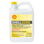Shellzone Multi-Vehicle Antifreeze/Coolant, 50/50 Pre-Diluted, 1 Gallon