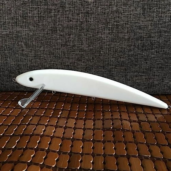 Shelt's 5 pcs Unpainted 13" Jake Musky Seafishing Pike Hard Lure Blanks Body