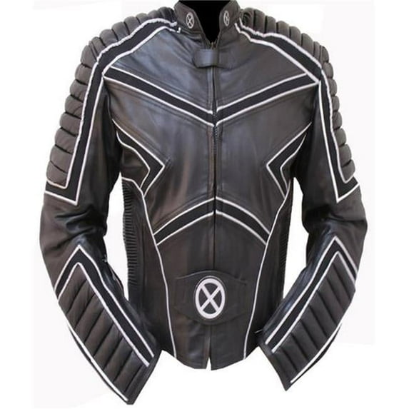 Shelter 341-52 Motorcycle Leather Jacket Racing X-MAN CE Armor, Size - 52