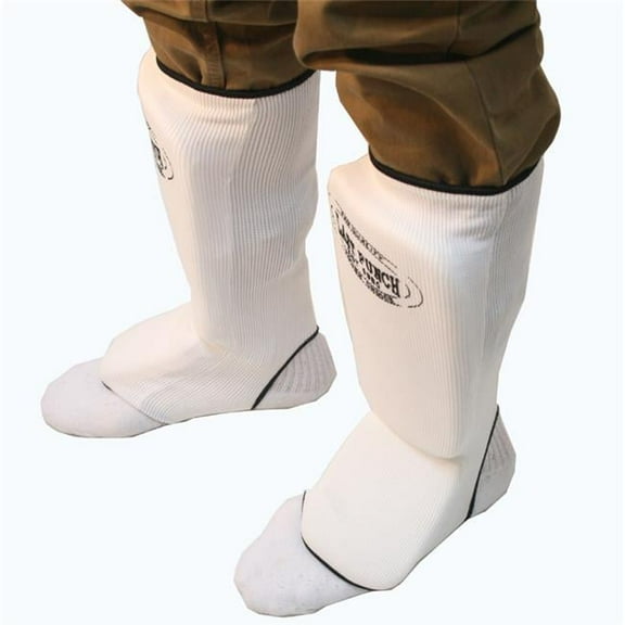 Shelter 9002-L MMA Professional Martial Arts Shin Pads - White, Large