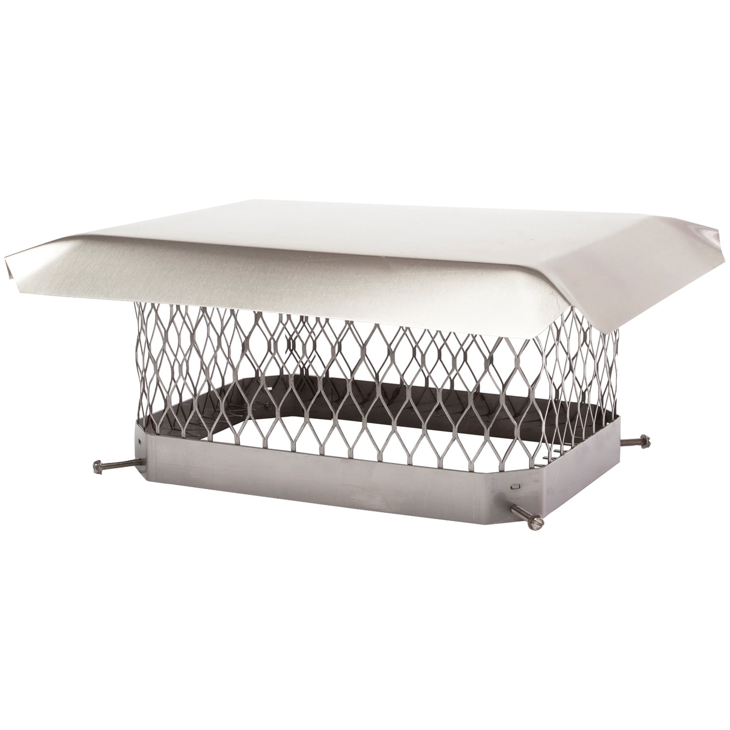 shelter scss1818 single-flue stainless steel chimney cap (18" x 18")