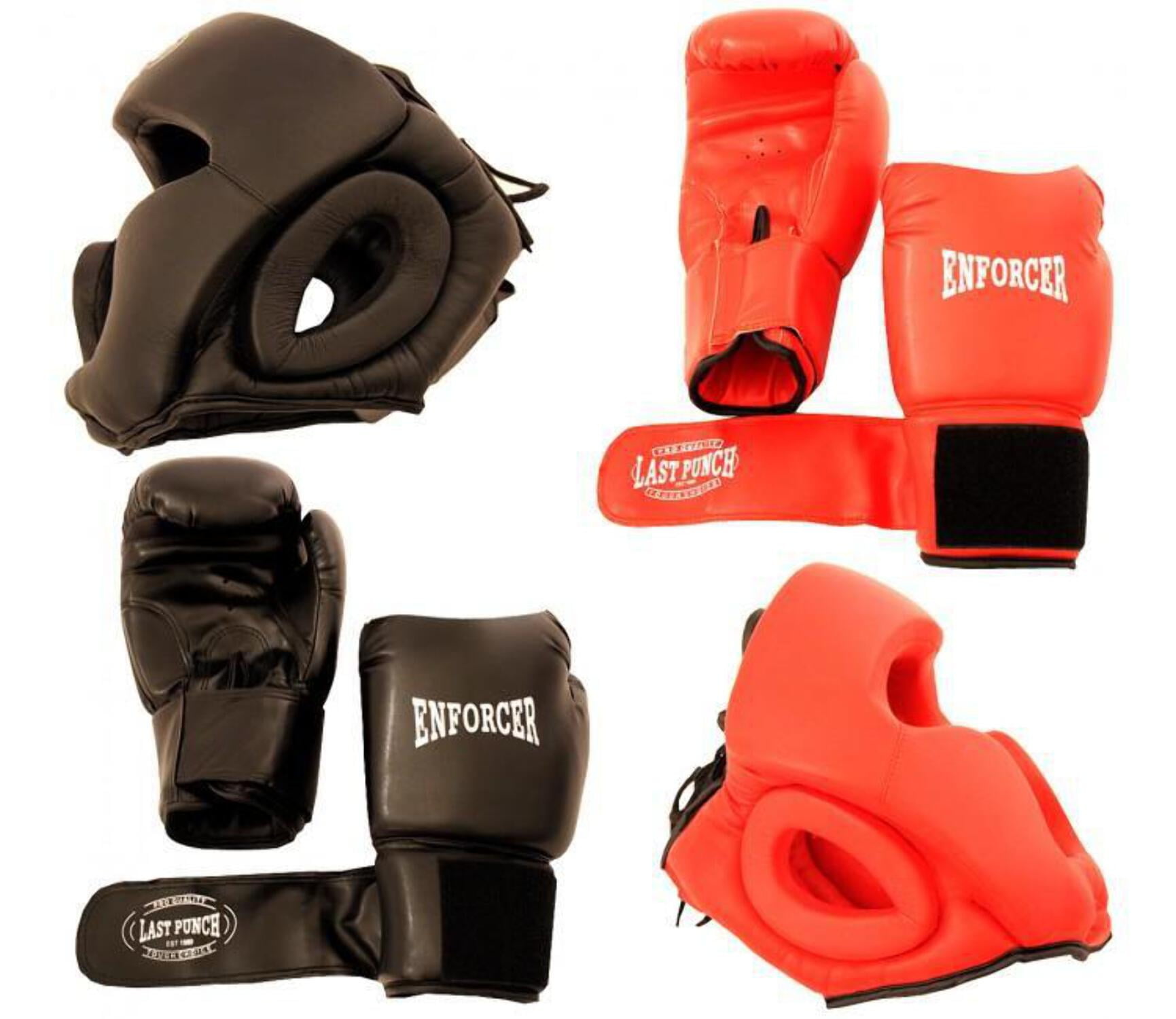 Shelter S103 Pro Boxing Gloves and Pro Head Gears - Set of 2 - Walmart.com