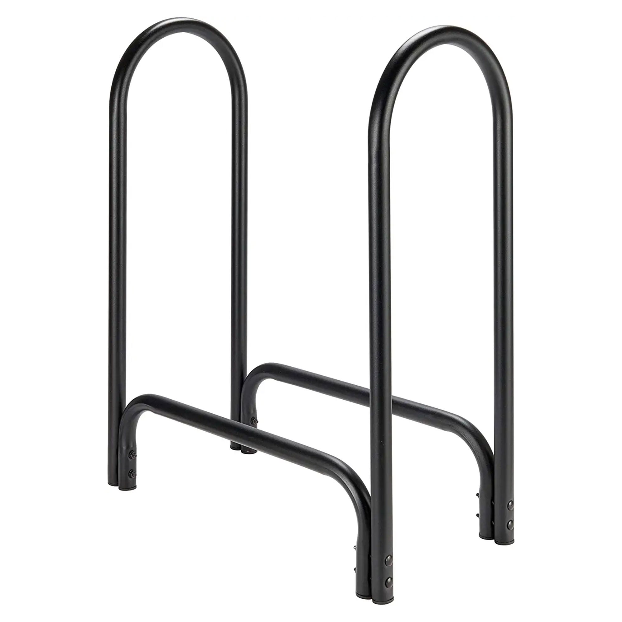 Shelter Small Black Powder Coat Steel Log Rack