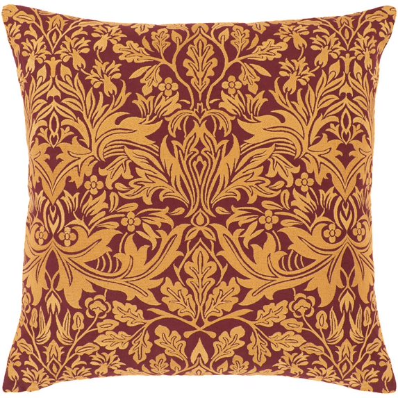 Shelter SLT-002 22"H x 22"W Square Pillow Kit in Garnet and Peach